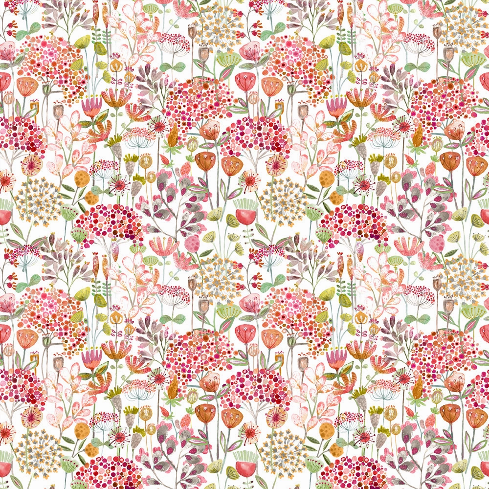 Ailsa Printed Cotton Fabric (By The Metre) Summer