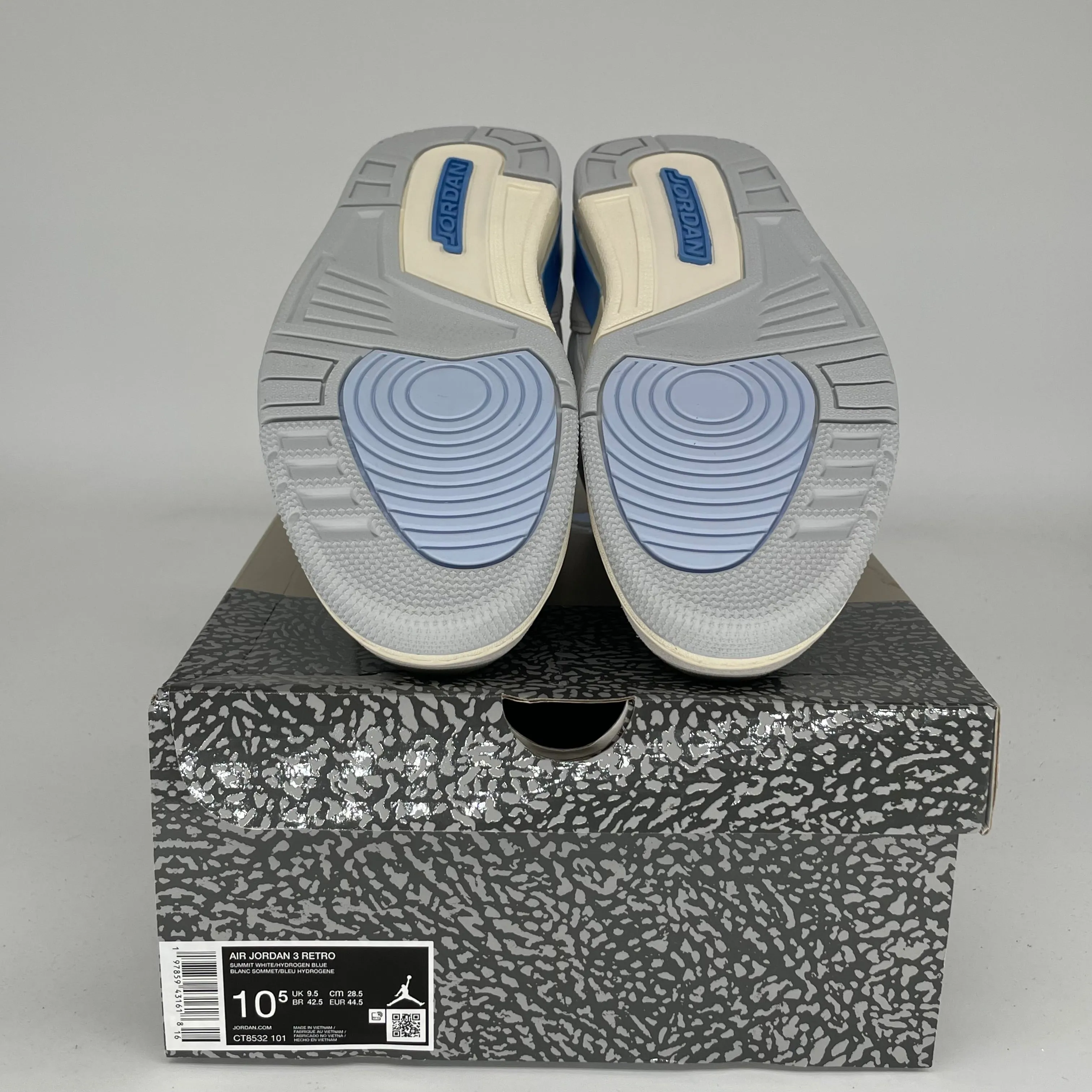AIR JORDAN 3 GLÜCKS SHORTS GRÖßE 10.5 CT8532-101