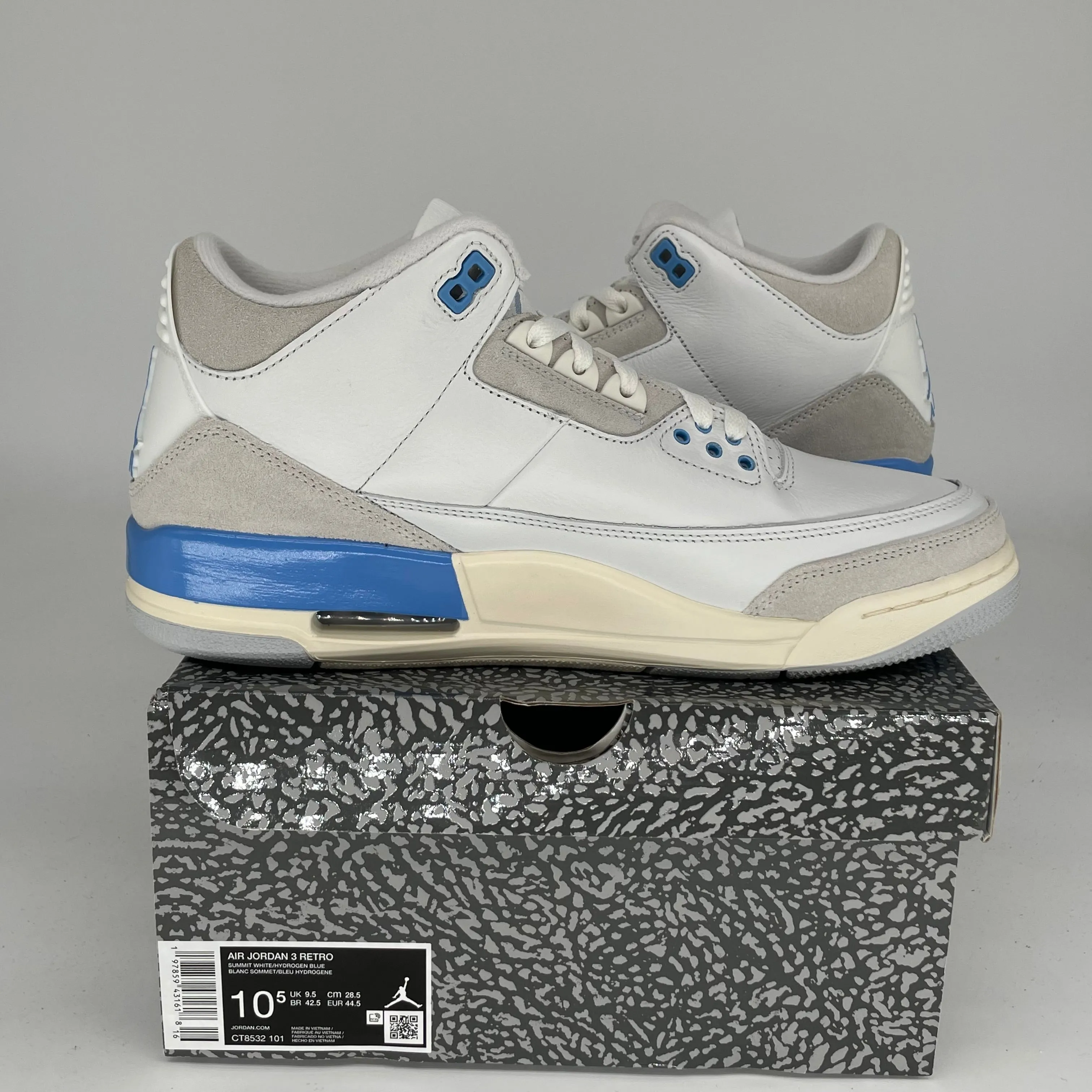 AIR JORDAN 3 GLÜCKS SHORTS GRÖßE 10.5 CT8532-101