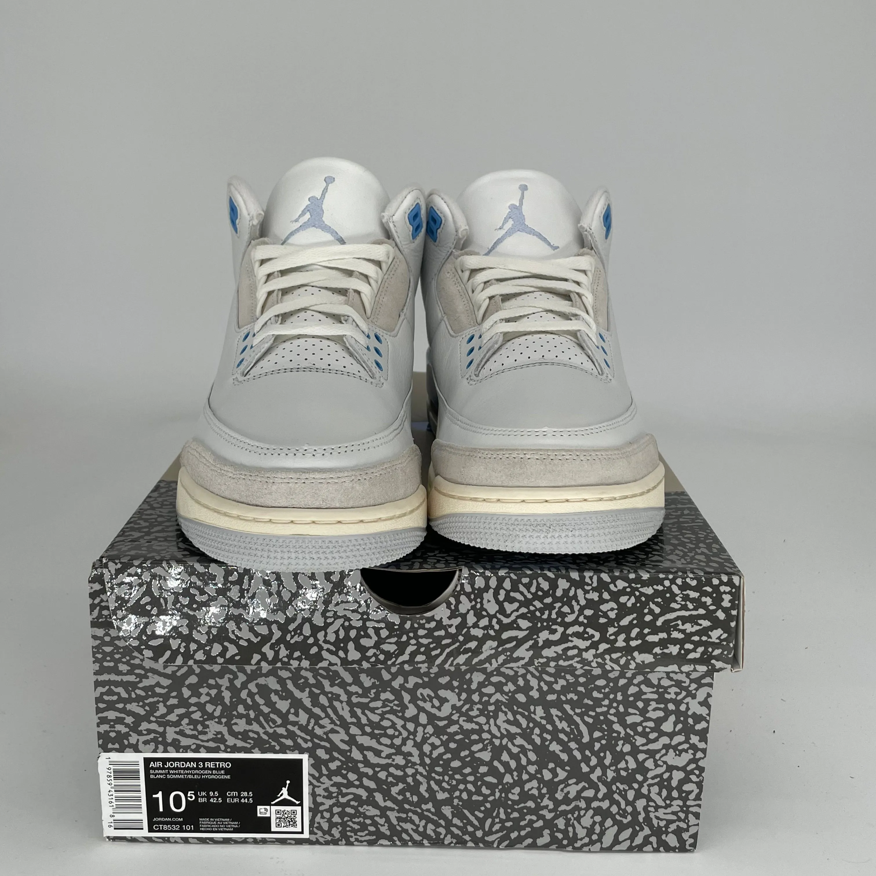 AIR JORDAN 3 GLÜCKSHOSE GRÖßE 10.5 CT8532-101