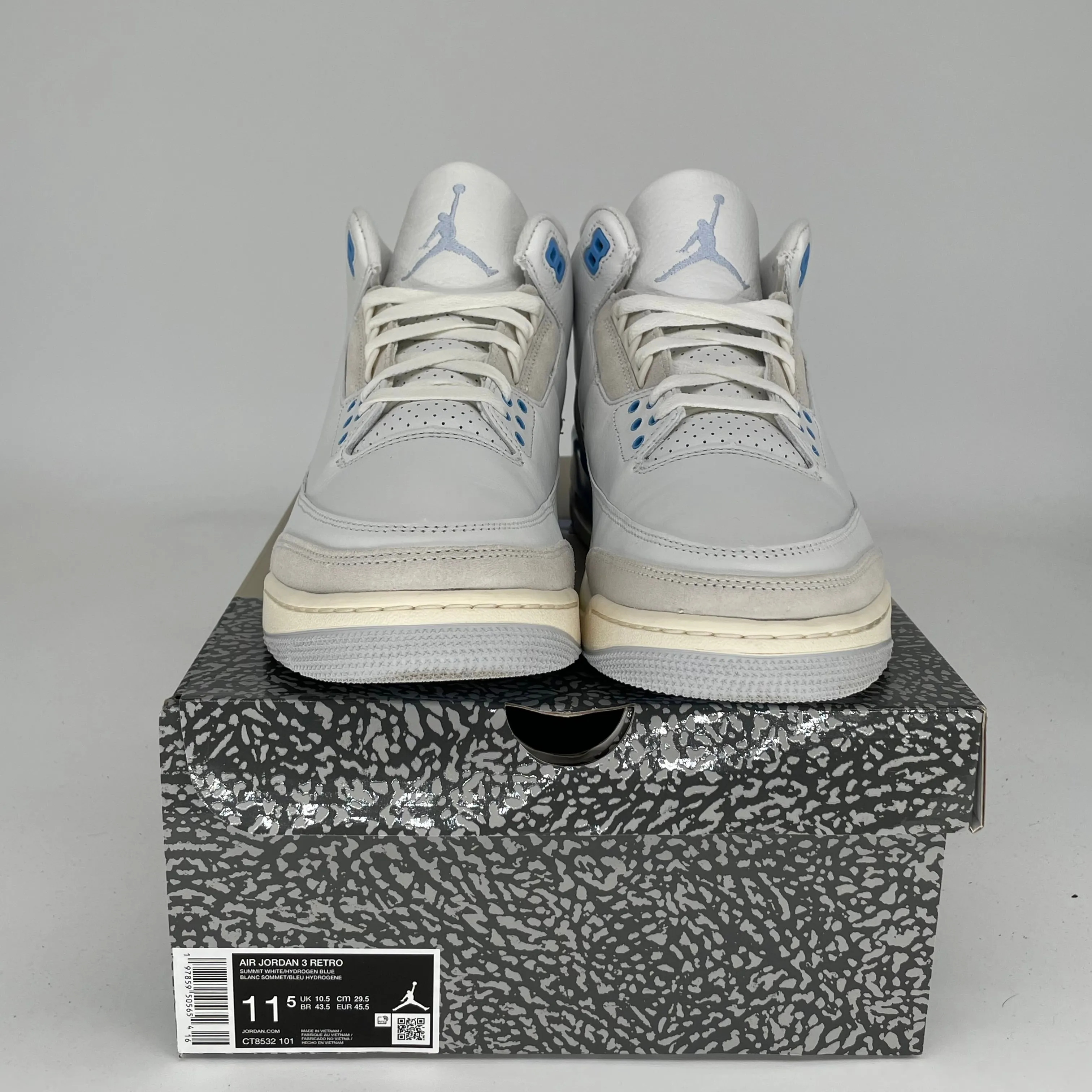 AIR JORDAN 3 GLÜCKS SHORTS GRÖßE 11.5 CT8532-101