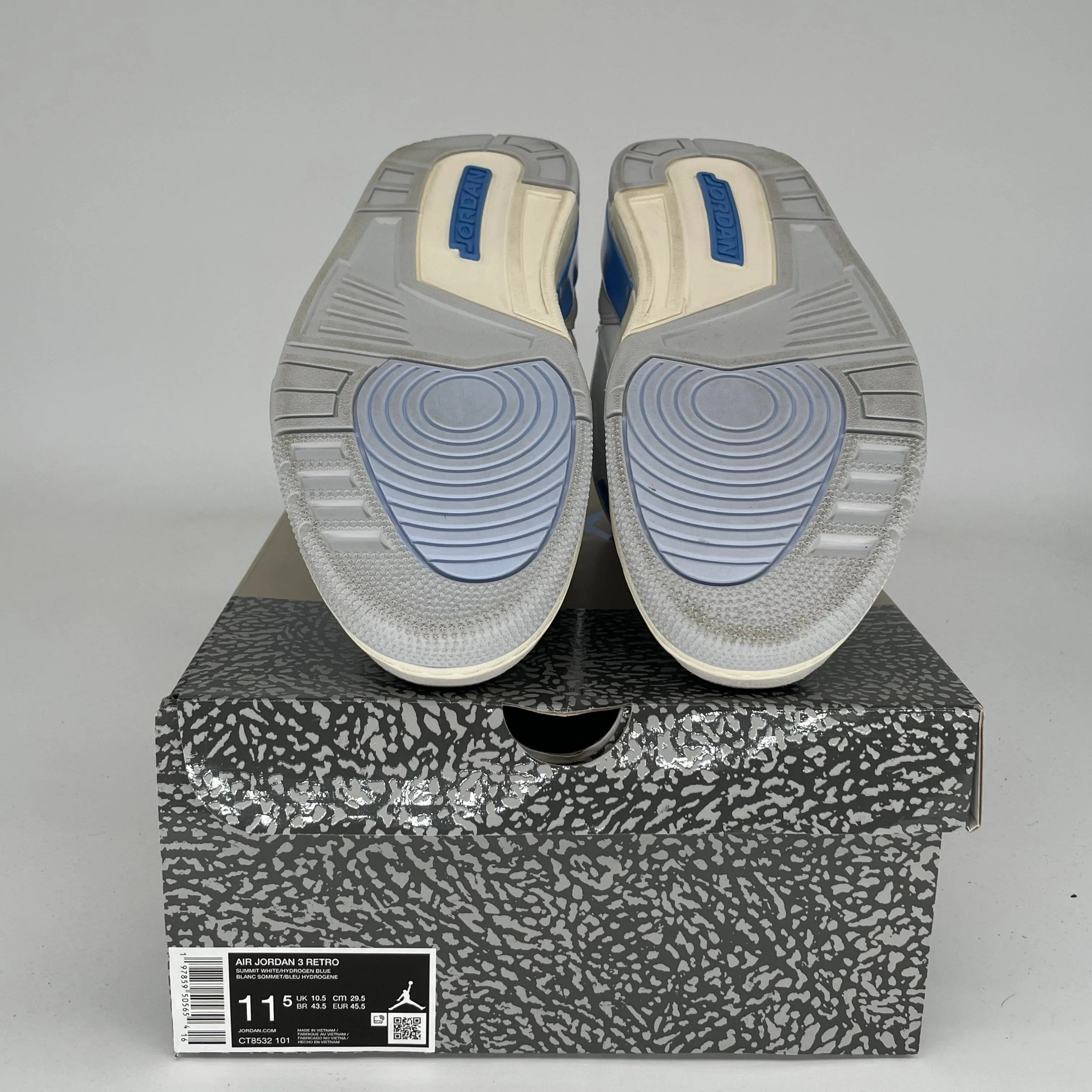 AIR JORDAN 3 GLÜCKS SHORTS GRÖßE 11.5 CT8532-101