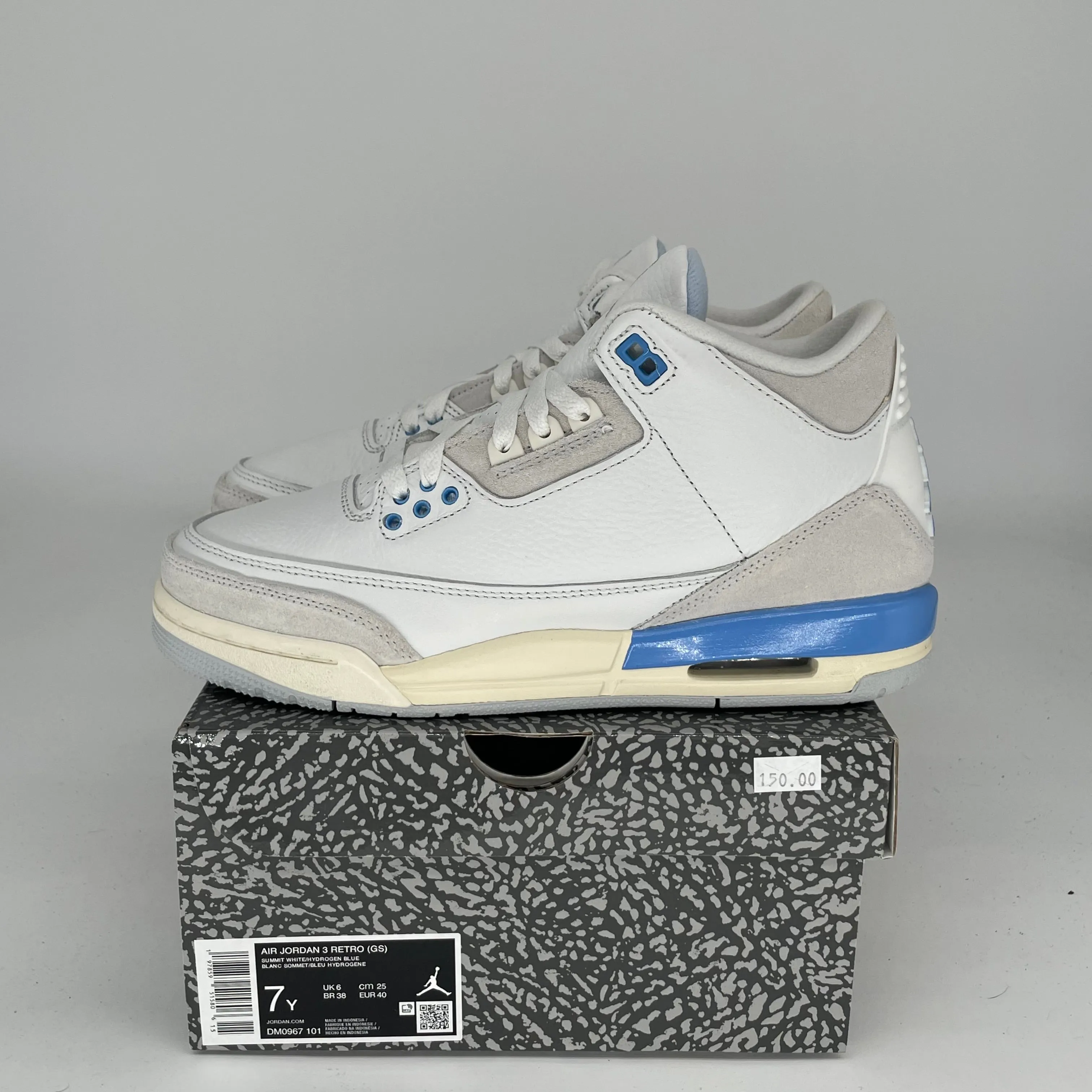 AIR JORDAN 3 GLÜCKS SHORTS GRÖßE 7Y DM0967-101