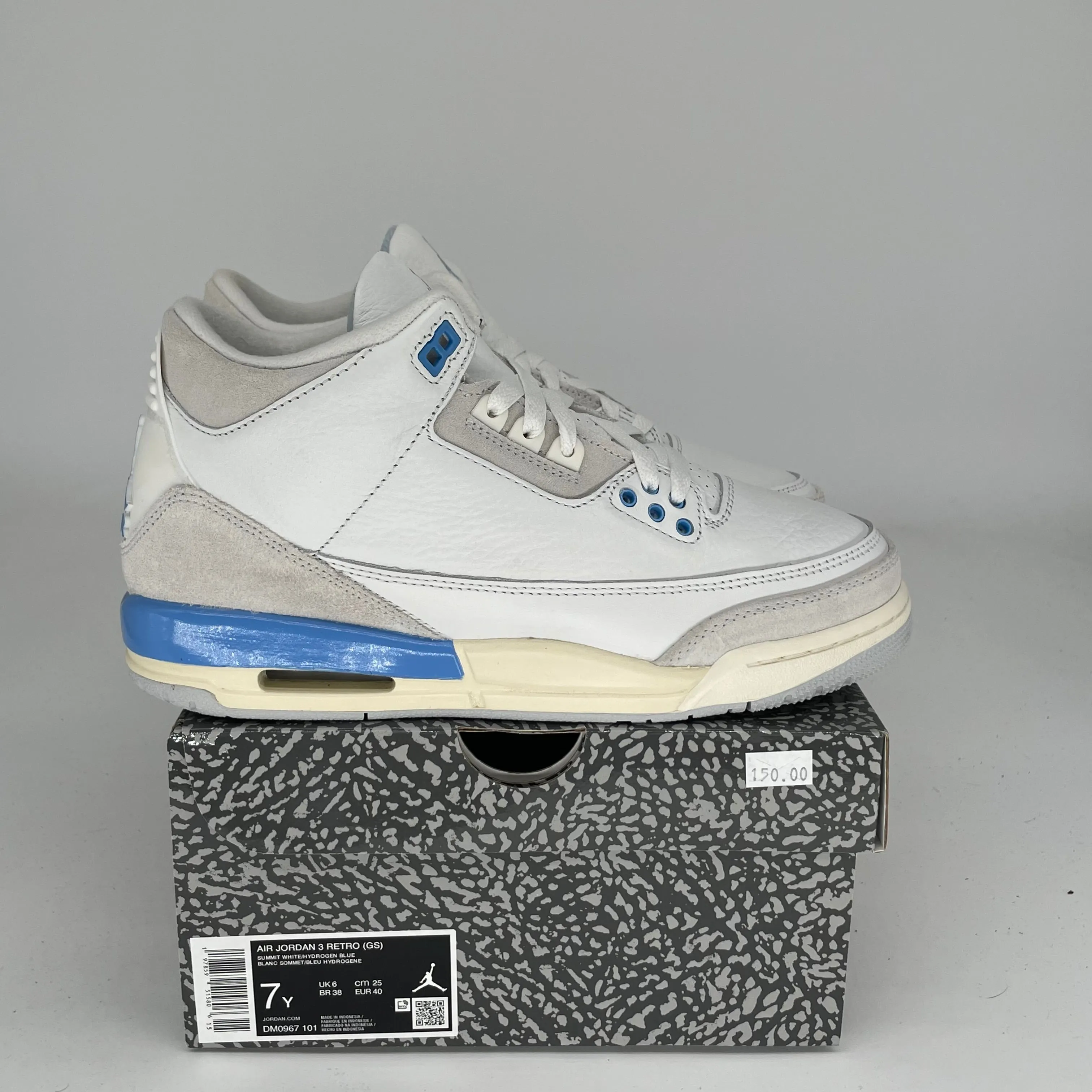 AIR JORDAN 3 GLÜCKS SHORTS GRÖßE 7Y DM0967-101