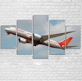 Air India's Boeing 787 Printed Multiple Canvas Poster canvas mural art