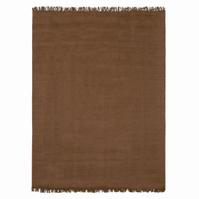 Akari Brown minimalist everyday rug
