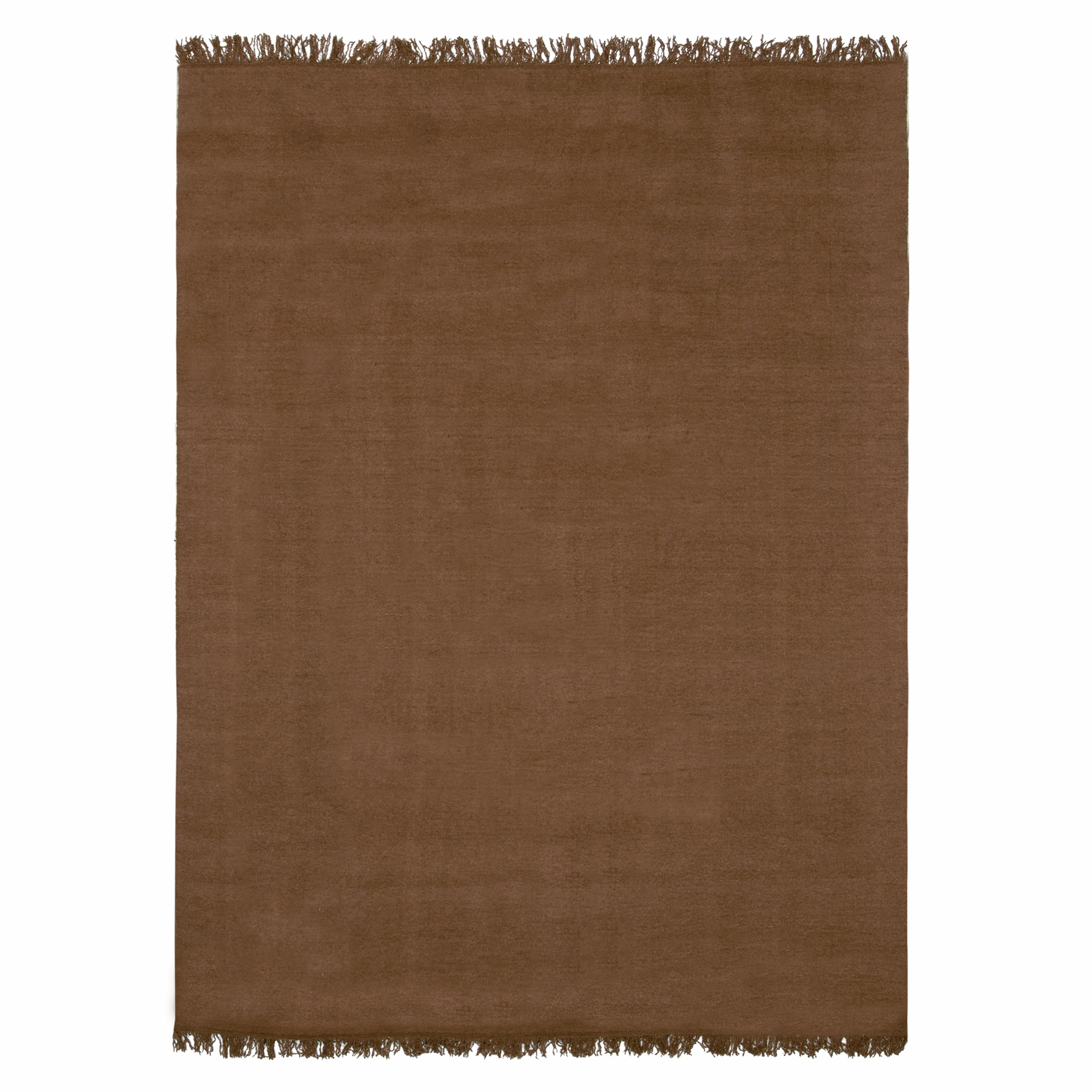 Akari Brown minimalist everyday rug