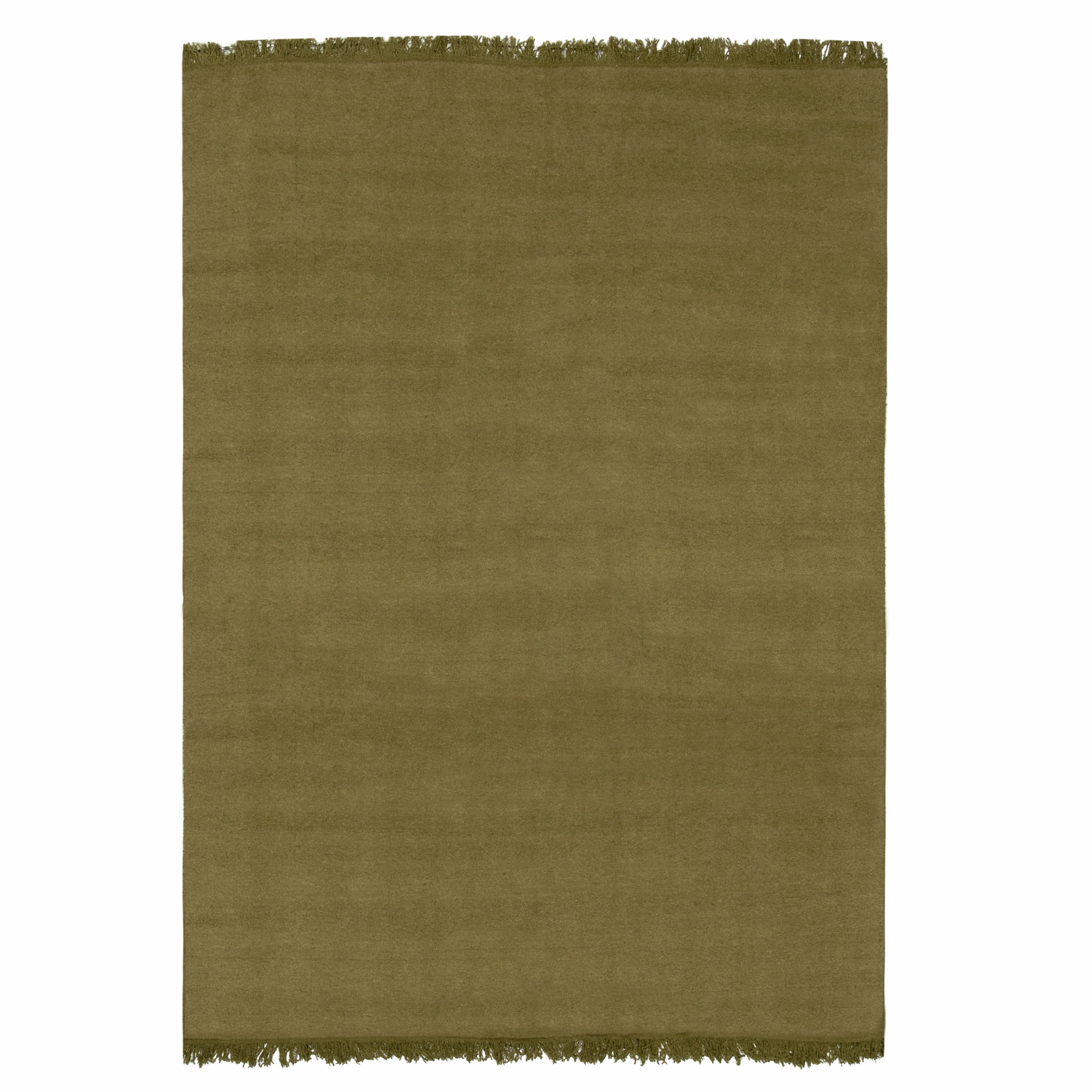 Akari Olive minimalist everyday rug