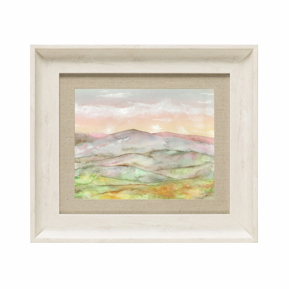 Alder Framed Print Birch/Saffron