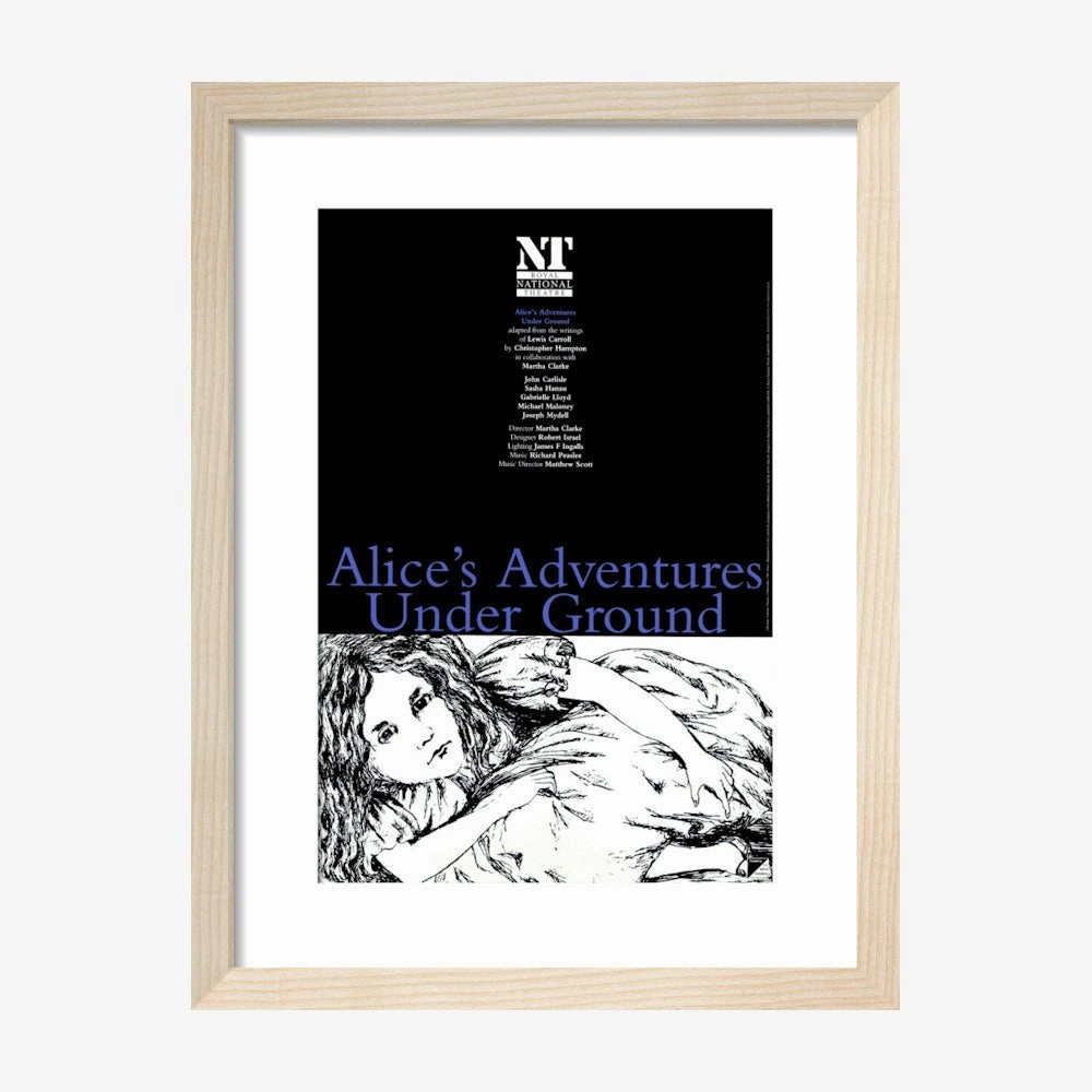 Alice's Adventures Under Ground 1994 Print