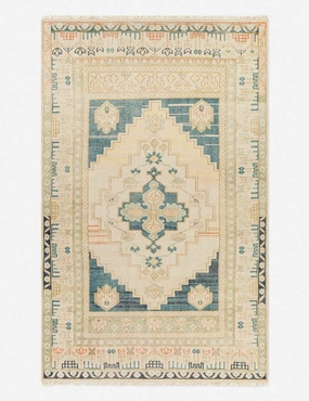 Alora Hand-Knotted Wool-Blend Rug trendy fashion rug