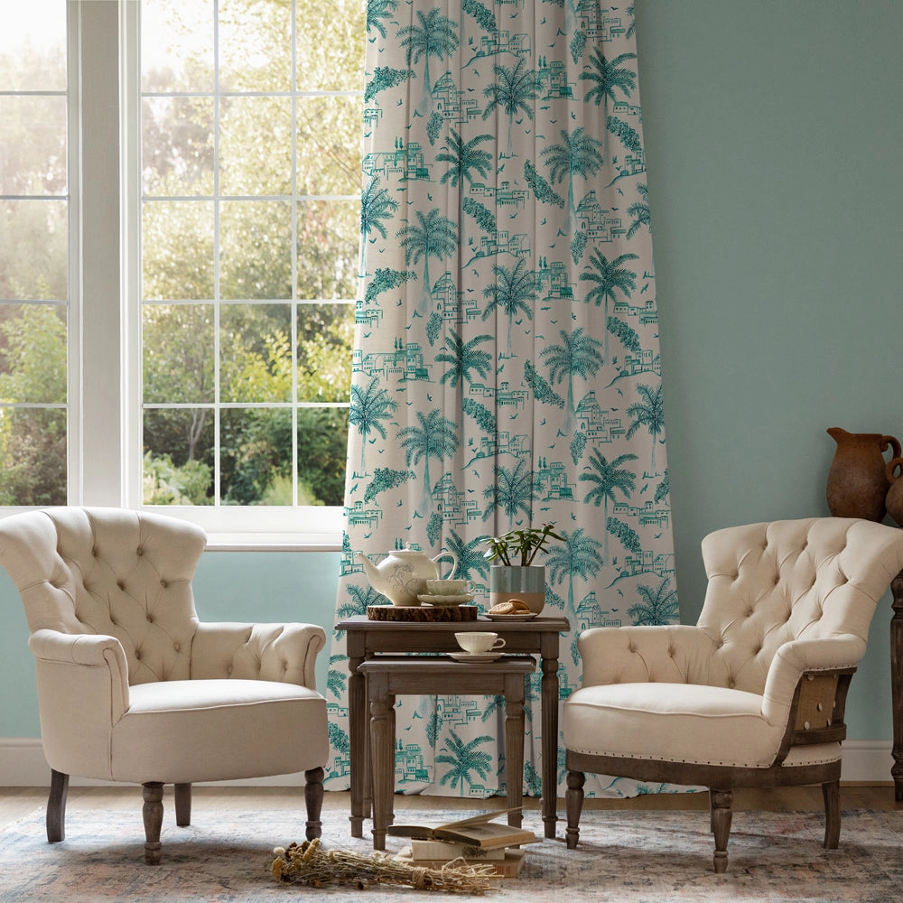 Altea Printed Cotton Fabric (By The Metre) Seamist