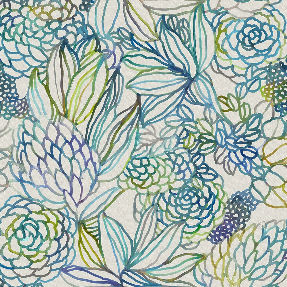 Althorp Printed Cotton Fabric (By The Metre) Capri elegant table cloth  
