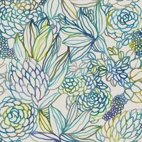 Althorp Printed Cotton Fabric (By The Metre) Capri elegant table cloth  