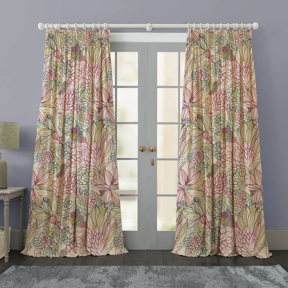 Althorp Printed Cotton Fabric (By The Metre) Sorbet