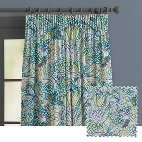 Althorp Printed Made to Measure Curtains Capri patterned fashion rug  
