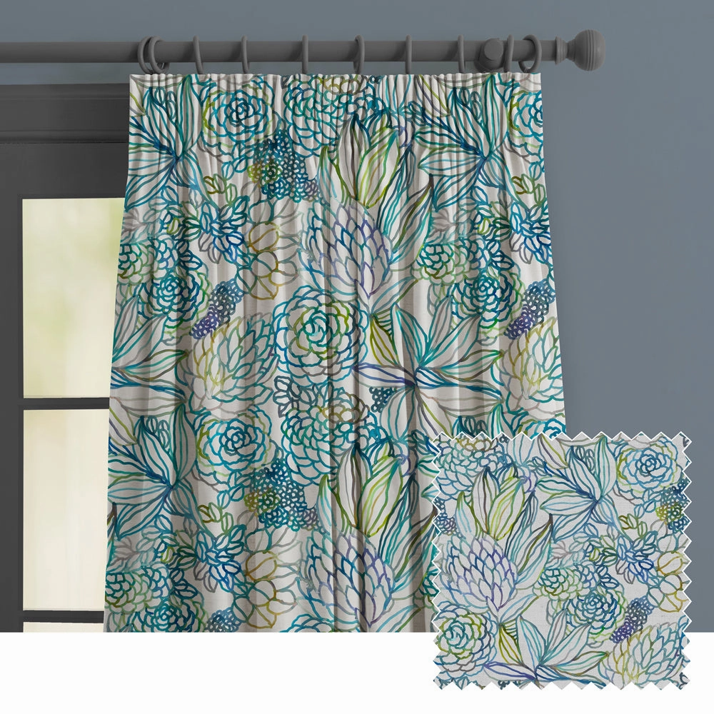 Althorp Printed Made to Measure Curtains Capri patterned fashion rug  