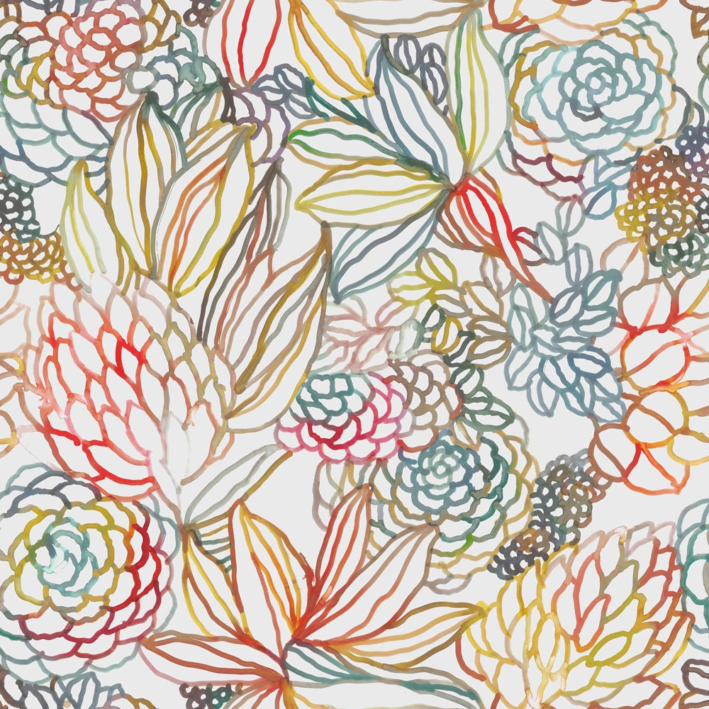 Althorp Printed Made to Measure Curtains Cinnamon