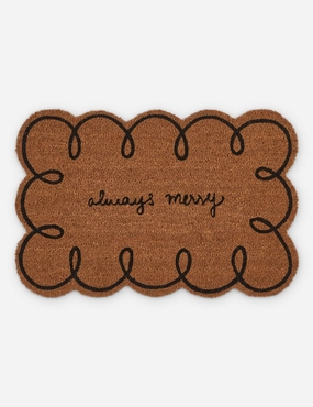 Always Merry Doormat trendy fashion rug