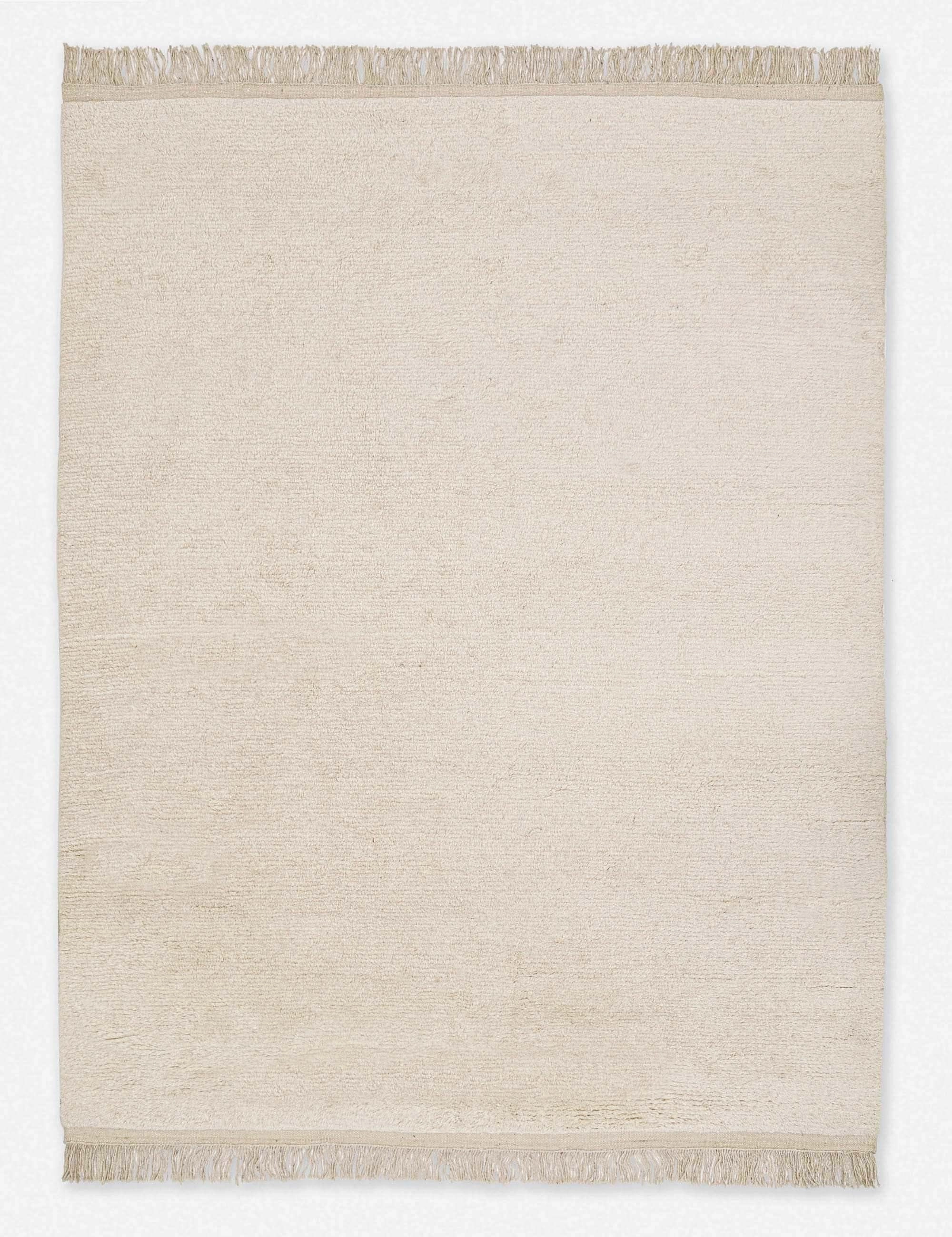 Amir Hand-Knotted Wool Moroccan Shag Rug trendy fashion rug