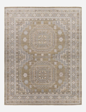 Anahit Hand-Knotted Wool-Blend Rug trendy fashion rug