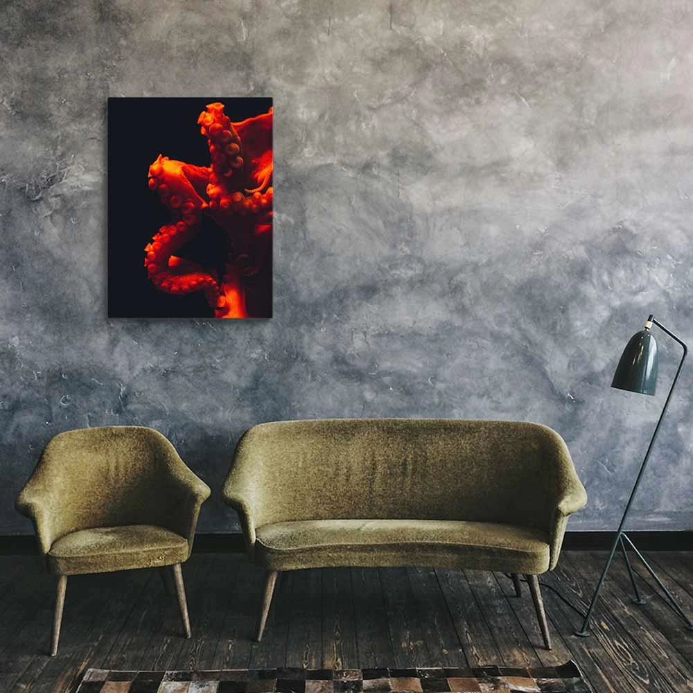 Angry Octopus - Canvas