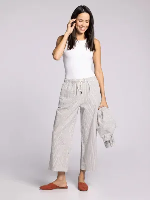 Anita Pants - Indigo Braune Streifen