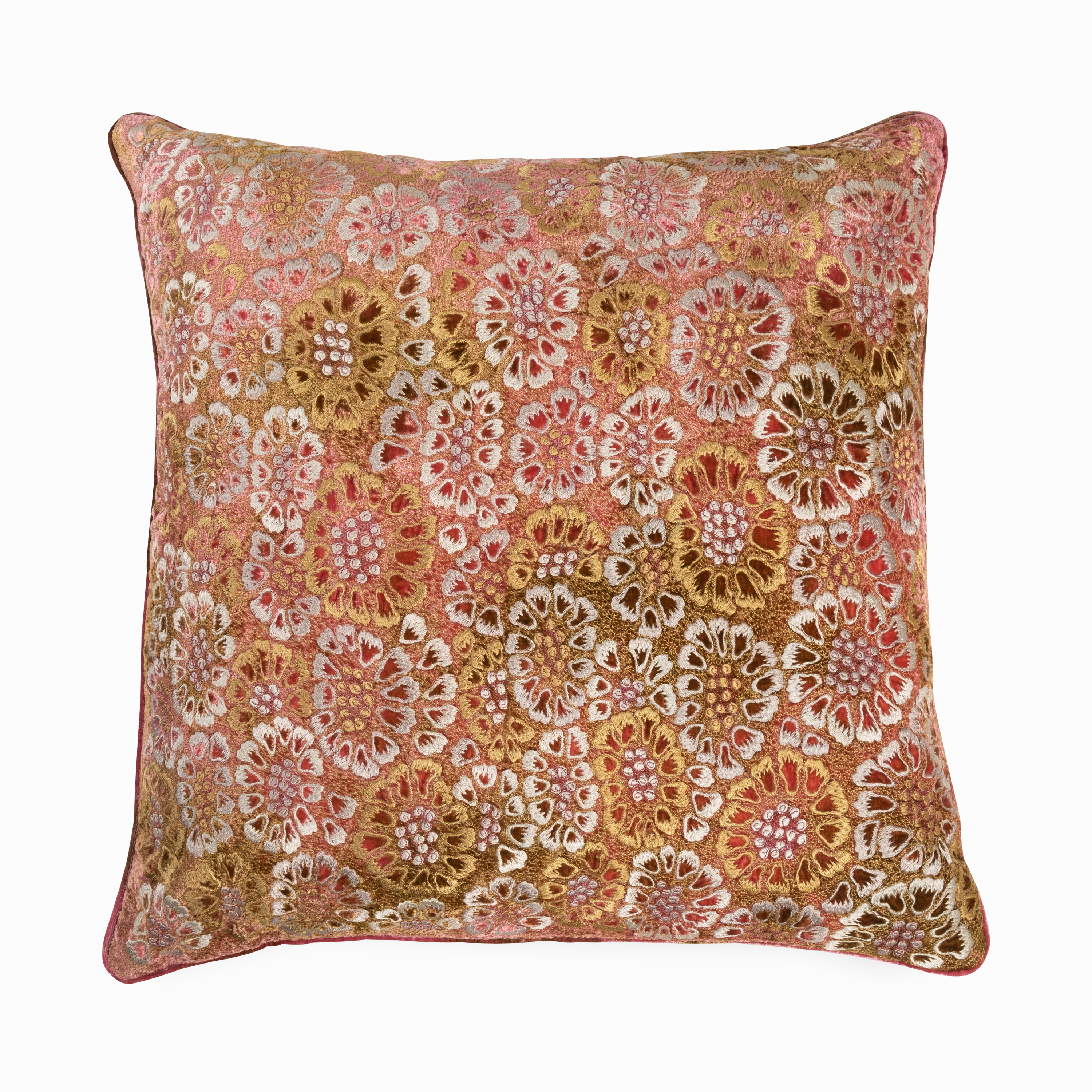 Annie Embroidered Pillow elegant wall decor