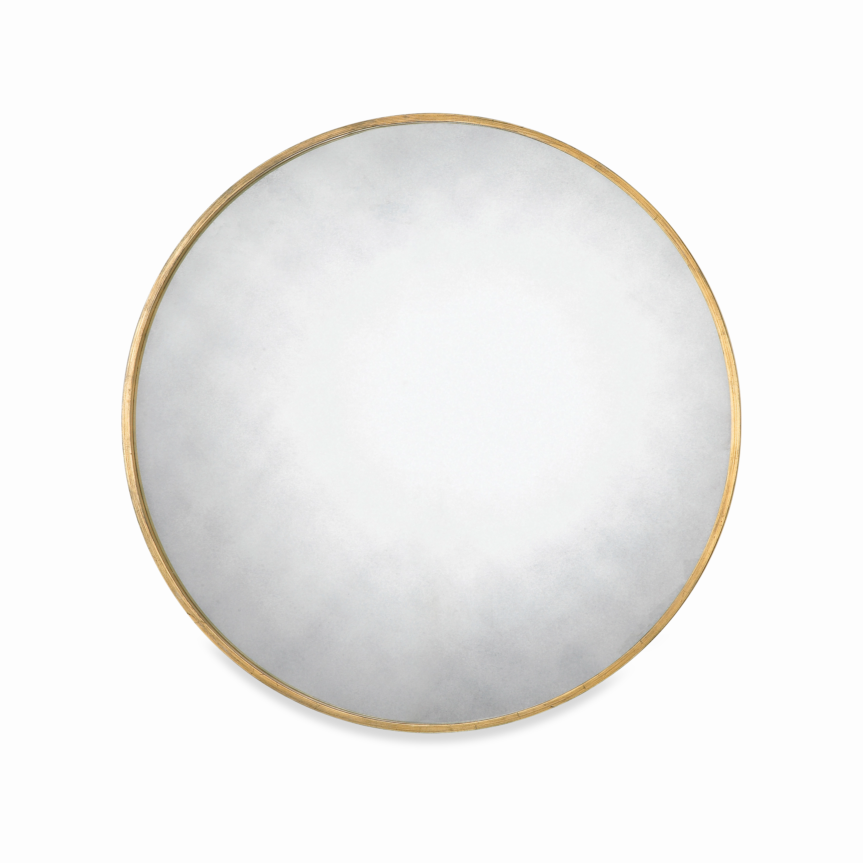Antiqued Round Wall Mirror elegant wall decor
