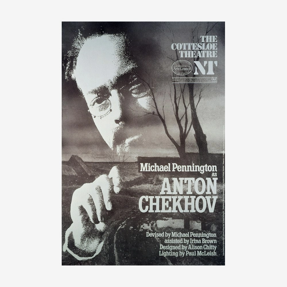 Anton Chekhov 1984 Print aesthetic poster wallpaper