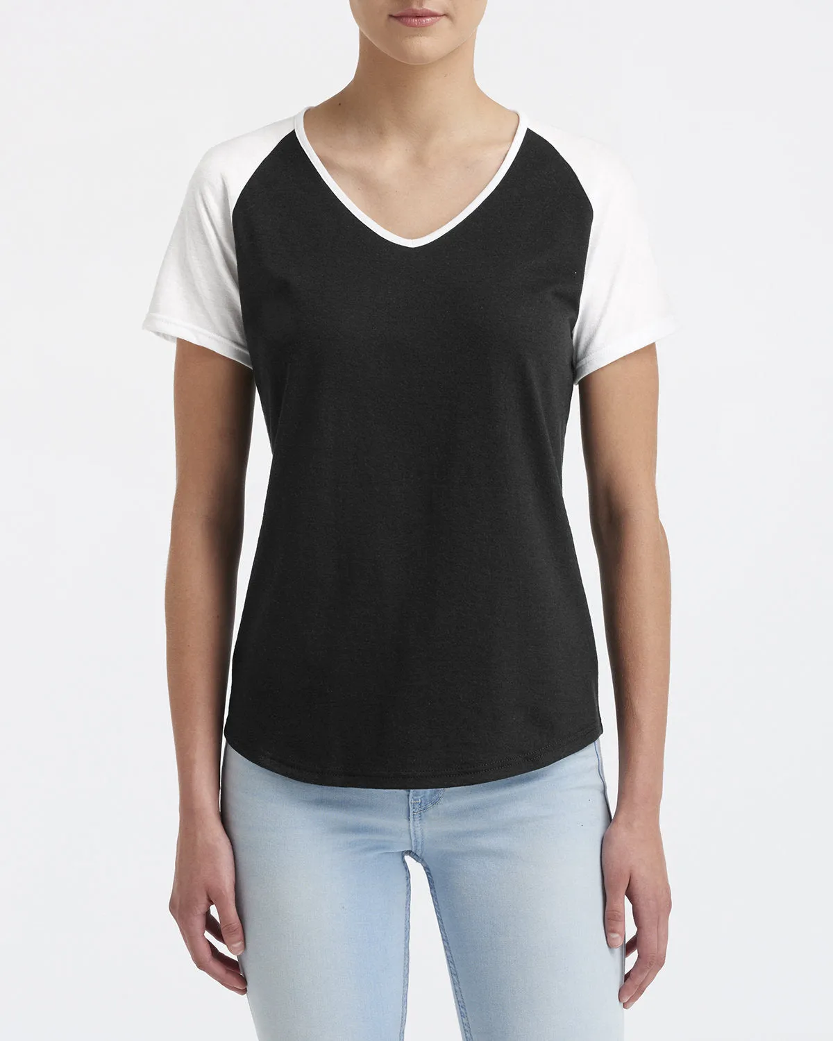 Anvil 6770VL Damen Tri-Blend Raglan T-Shirt