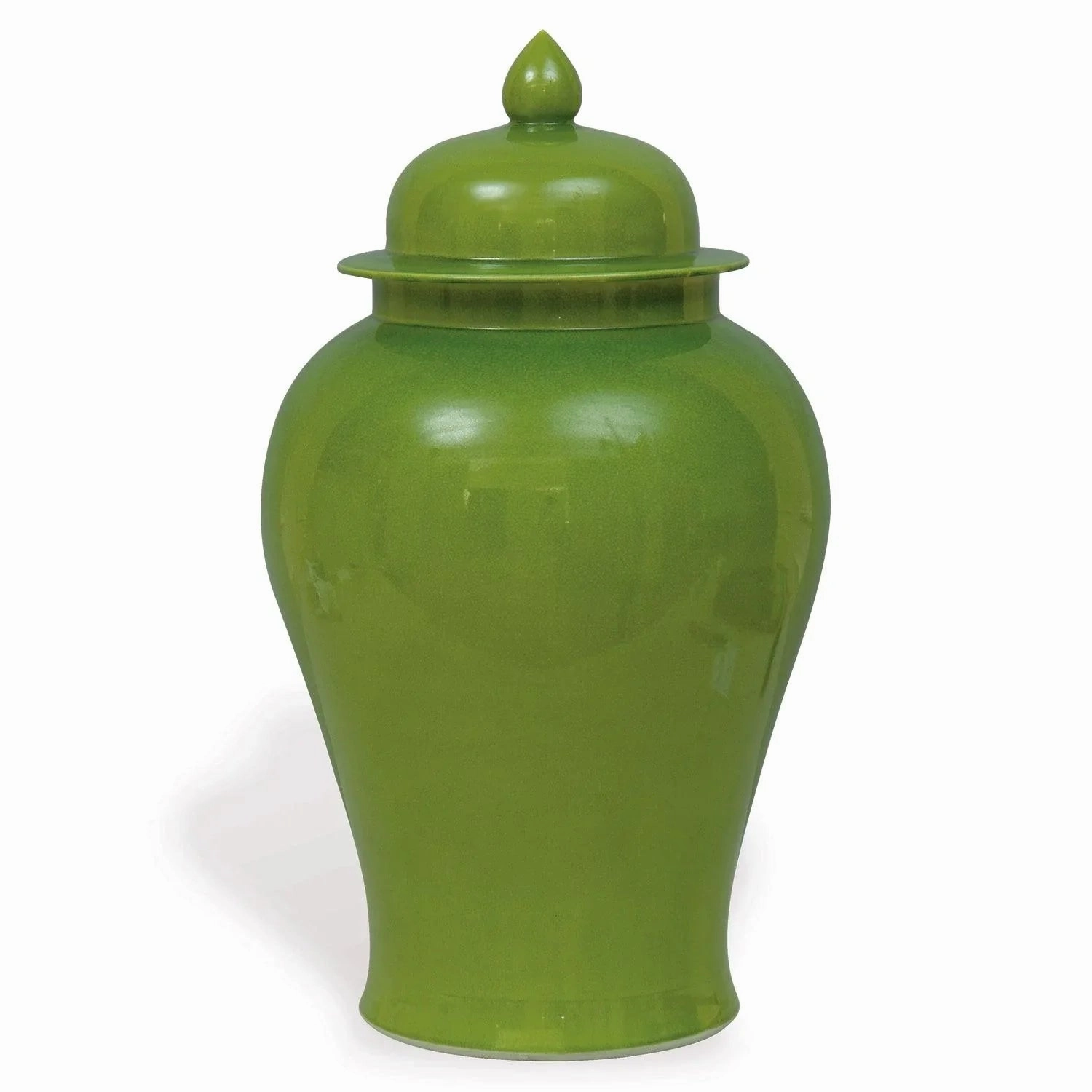 Apple Green Porcelain Ginger Jar home display ornament