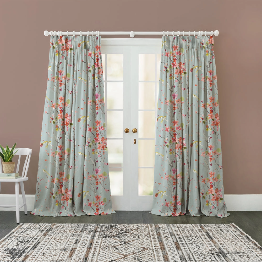 Armathwaite Printed Cotton Fabric (By The Metre) Russett