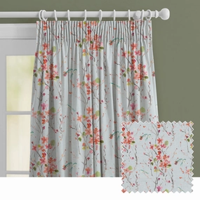 Armathwaite Printed Made to Measure Curtains Dove patterned fashion rug  