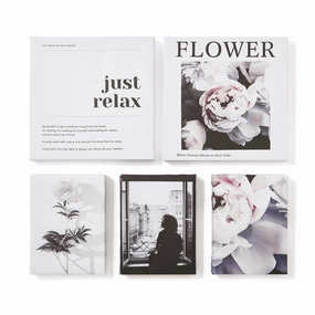 Art Board Set Of 5 Flower framed wall decor