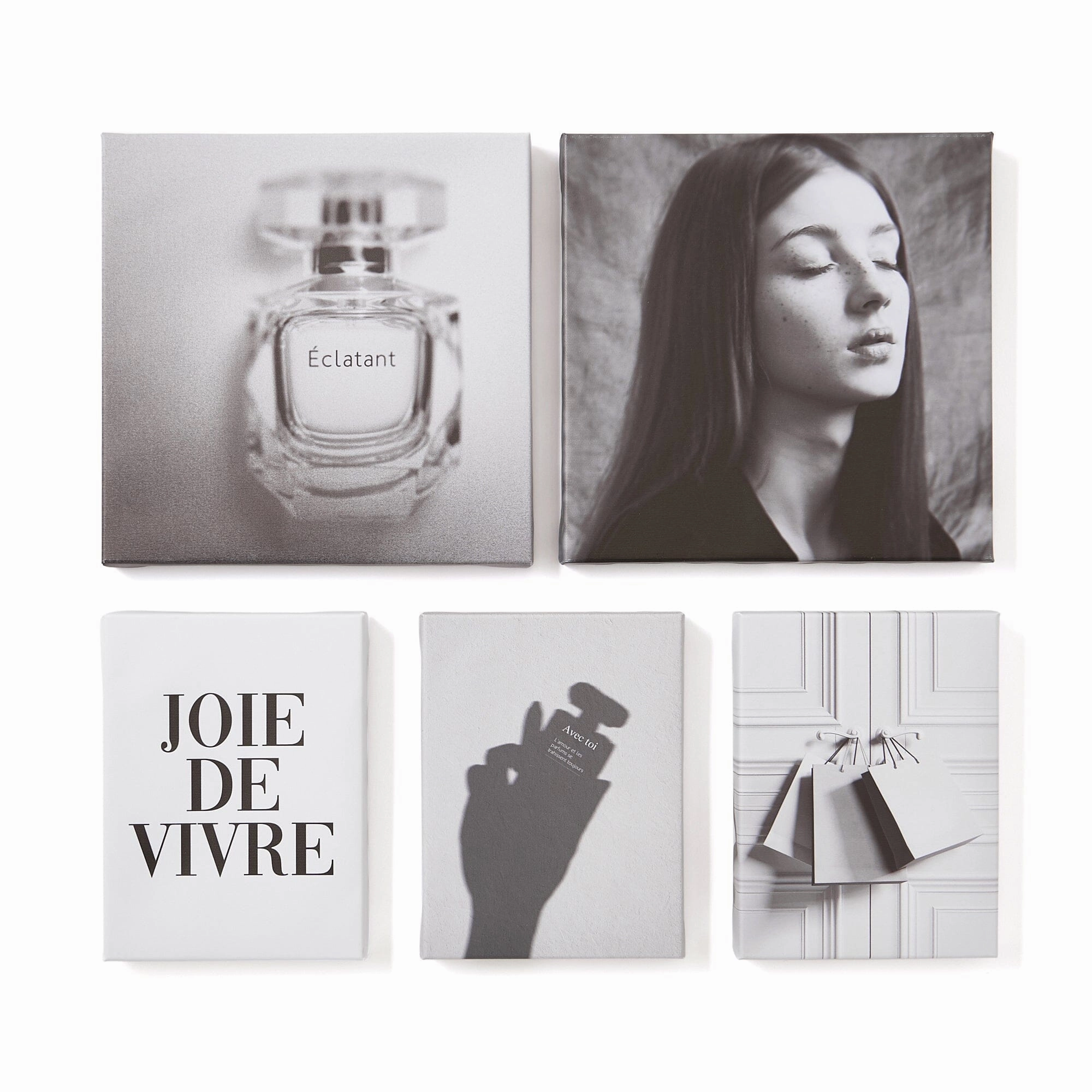 Art Board Set Of 5 Perfume framed wall decor