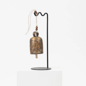 Authentic 6" Copper Bell dreamcatcher wall hanging