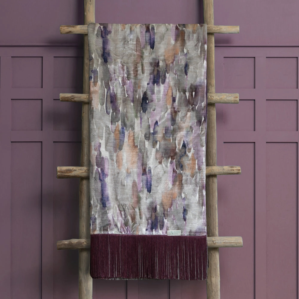 Azima Abstract Printed Throw Morganite patterned fashion rug  