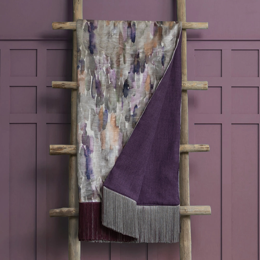 Azima Abstract Printed Throw Morganite