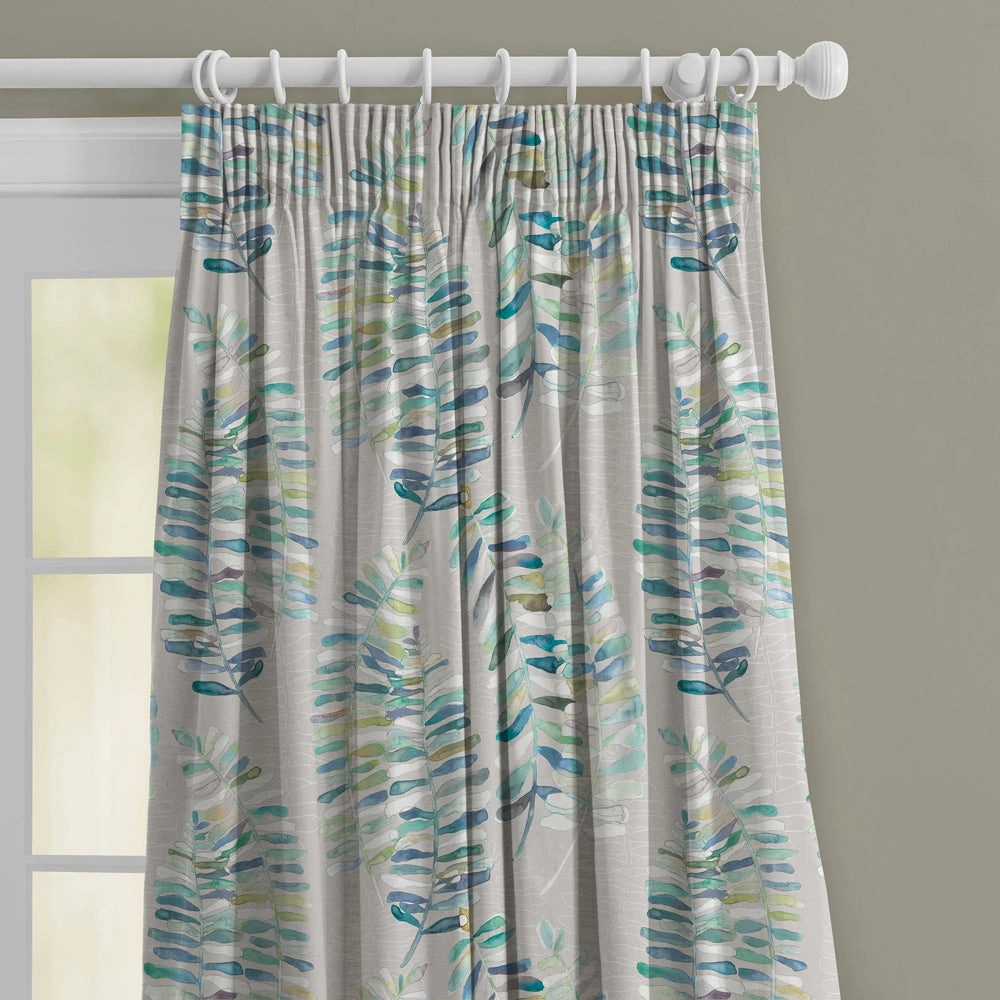 Azolla Printed Made to Measure Curtains Capri