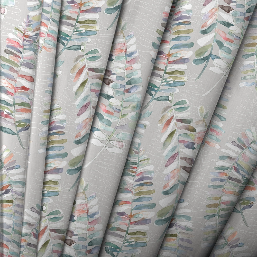 Azolla Printed Made to Measure Curtains Cinnamon