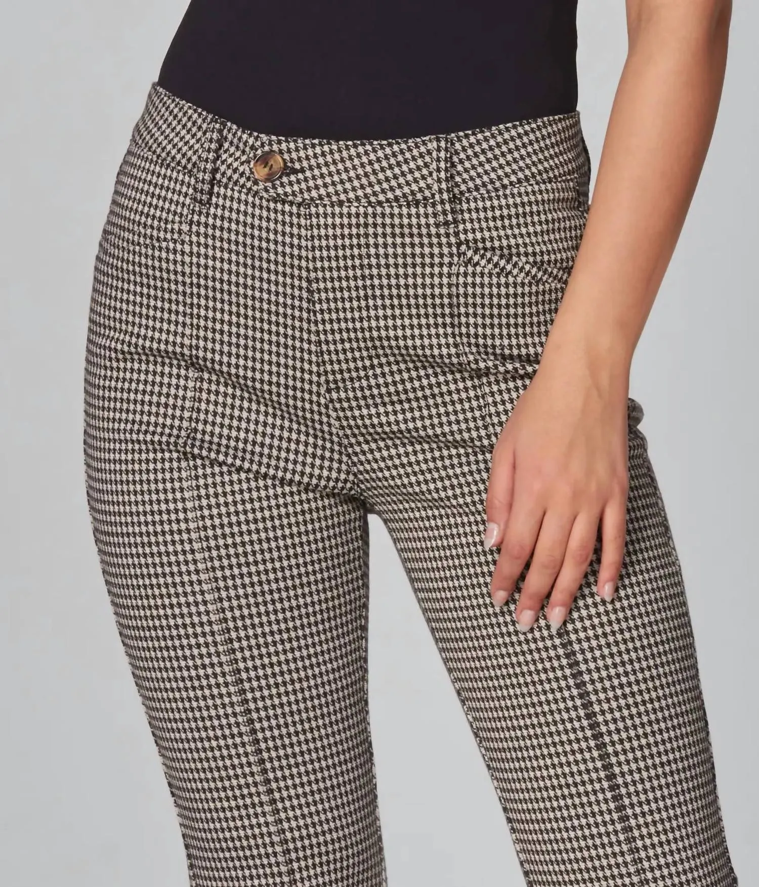 Azure High Rise Athleisure In Braun