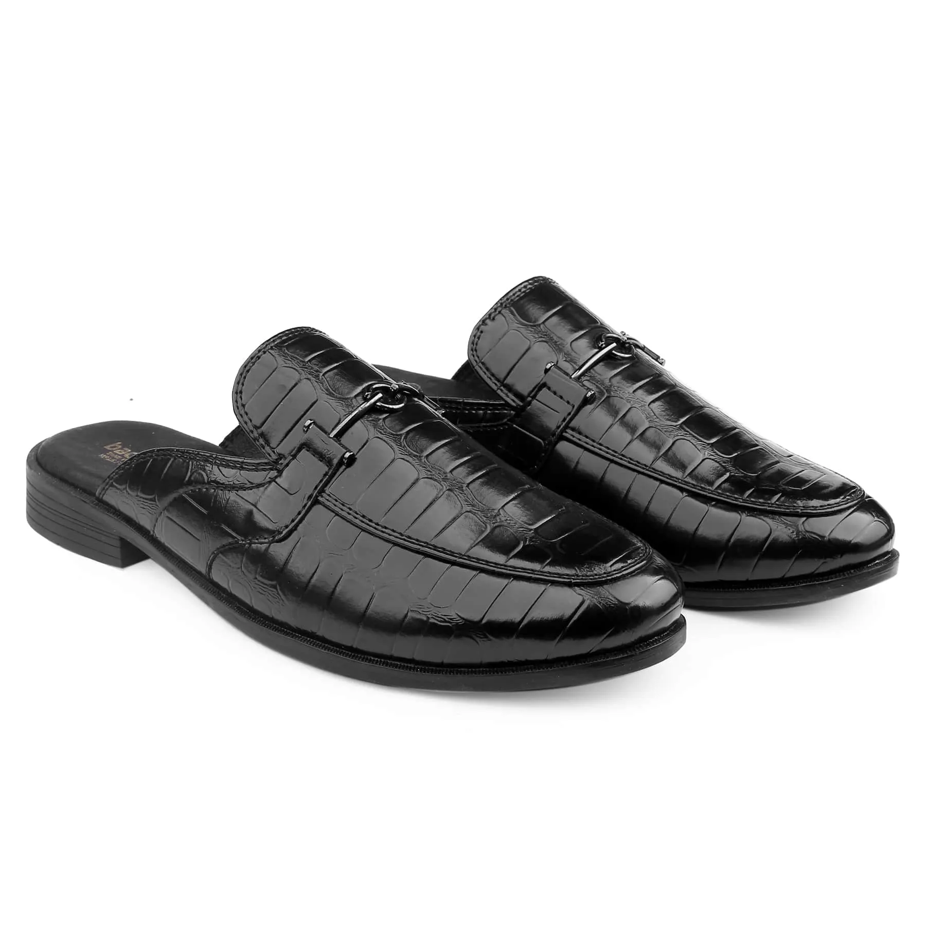Bacca Bucci Herren NOVA Pantoffeln Clogs mit offener Ferse und bequemen Memory-Einlegesohlen