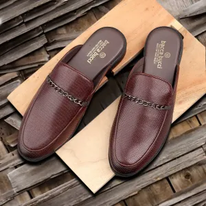 Bacca Bucci MAROKKO Mules Clogs Pantoffeln mit offener Ferse und bequemen Memory-Einlegesohlen