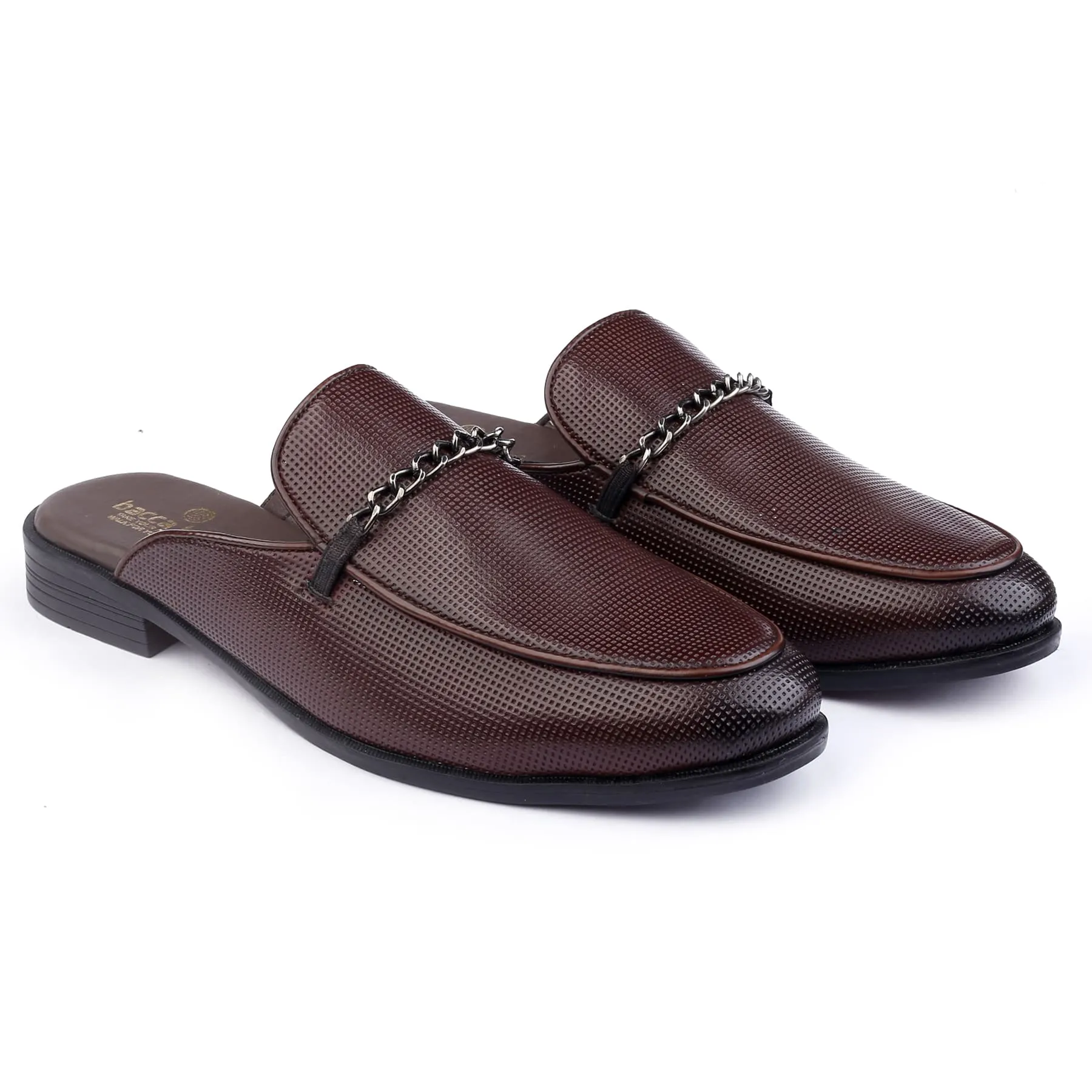 Bacca Bucci MAROKKO Mules Clogs Pantoffeln mit offener Ferse und bequemen Memory-Einlegesohlen