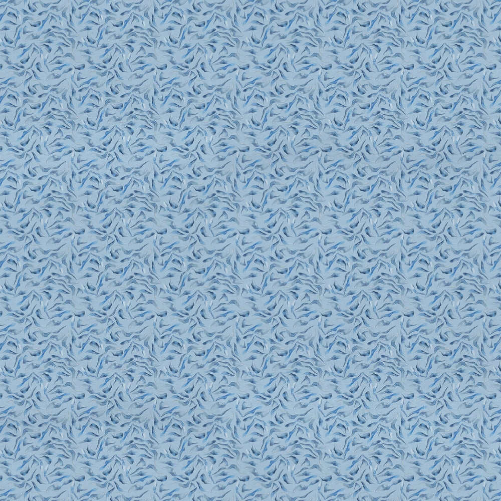 Balaya Printed Cotton Fabric (By The Metre) Cobalt