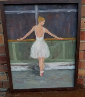 BALLERINA PAINTING classic mural painting