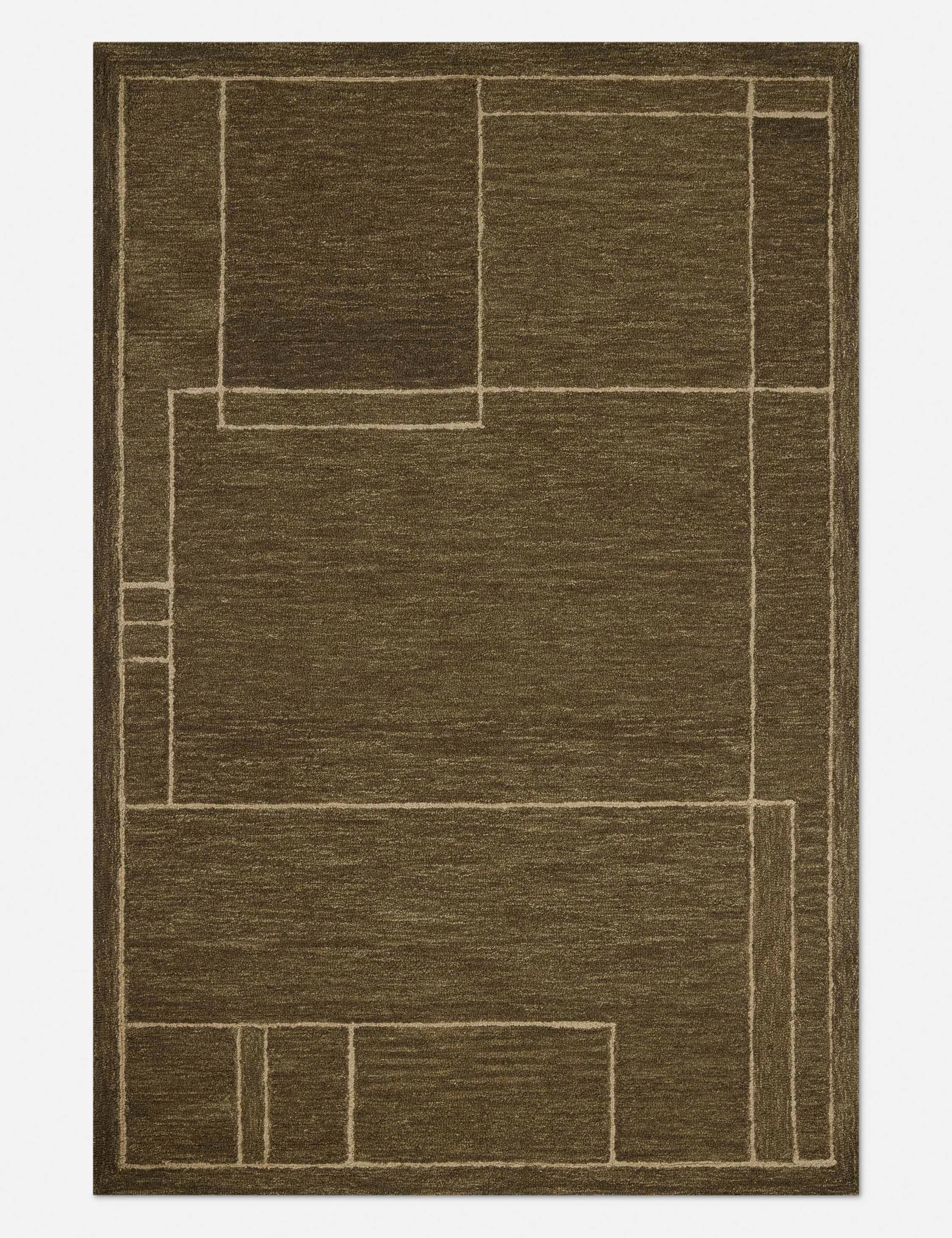 Barrow Hand-Tufted Wool-Blend Rug by Jeremiah Brent x Loloi trendy fashion rug