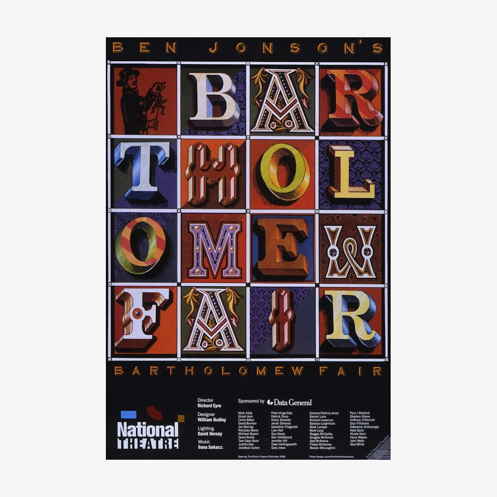 Bartholomew Fair 1988 Print aesthetic poster wallpaper