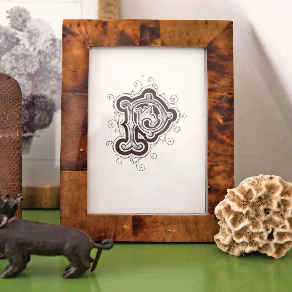 Basel Caramel Tortoise Shell Picture Frame Collection